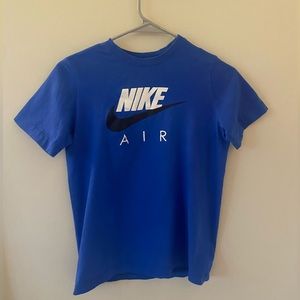 Blue Nike shirt